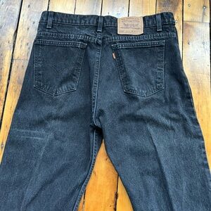 Vintage Levi’s 505 Men’s 36x32 (Fits 34x31) Orange Tab Black Faded Made in USA